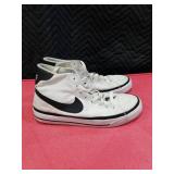 Nike High Top Canvas Sneakers White/Black Size 9.5