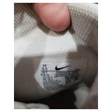 Nike High Top Canvas Sneakers White/Black Size 9.5