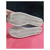 Nike High Top Canvas Sneakers White/Black Size 9.5