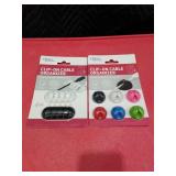 Tech Necessities Cable Management Clips Multi-Pack