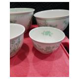 The Pioneer Woman Agatha 6-Piece  Nesting Mixing Bowl Set, Green