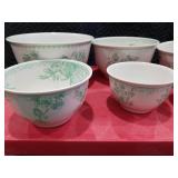 The Pioneer Woman Agatha 6-Piece  Nesting Mixing Bowl Set, Green