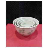 The Pioneer Woman Agatha 6-Piece  Nesting Mixing Bowl Set, Green