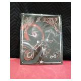 Paul Jr. Designs Black Widow Motorcycle Metal Sign 12\"w X 15\"h Brand Sealed