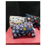 Sports Team Logo Decorative Throw Pillows Set