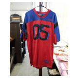 FUBU Jersey #05 Red and Blue Sport Shirt XL