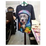 Pit Bull Rainbow Hoodie T-Shirt XXL