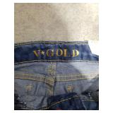 V-Gold Girls Sequin Owl Jeans Size 7