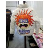 Nickelodeon Rugrats Reversible Puffer Jacket Members Only Size Large