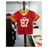 Kansas City Chiefs Travis Kelce #87 Kids Jersey Size 4T