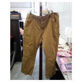 Dickies Brown Duck Canvas Work Pants Size 42 x 32