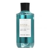 Men s Collection Birch & Eucalyptus 3-In-1 Hair  Face & Body Wash 10fl.Oz-Bath and Body Works
