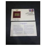 2008 Edwin Hubble American Scientists First Day Cover with Gold Replica Stamp