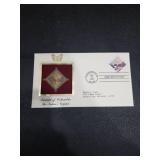 2003 District of Columbia First Day Cover with Gold Replica Stamp
