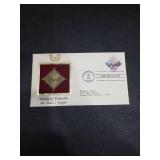 2003 District of Columbia First Day Cover with Gold Replica Stamp