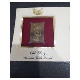 2003 Old Glory Woman with Sword Gold Stamp First Day Cover