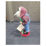 Fishing Santa Claus Figurine