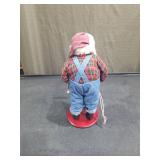 Fishing Santa Claus Figurine