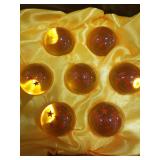 JoySee Toy Crystal Glass Ball Starsï¼Anime Collectibles New Gift Box Set of 7pcs 43mm/1.7 in in Diameter
