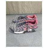 Nike Air Max Plus TN Red and Black Sneakers Size 5Y
