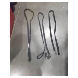 LOT OF 3 DOG LEASHES