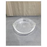 Vintage Pyrex Clear Fluted 9 Inch Pie Plate