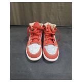 Air Jordan 1 Mid Orange Denim Size 4.5Y