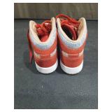 Air Jordan 1 Mid Orange Denim Size 4.5Y