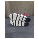 Fashion High Top Sneakers with Red Graffiti Design Size 9.5