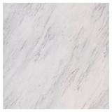 Carrara Marble 4 MIL x 12 in. W x 12 in. L Peel and Stick Water Resistant Vinyl Tile Flooring (30 sqft/case)