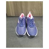 Ladies Memory Foam Athletic Shoes Navy/Pink Size 7