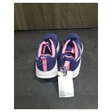 Ladies Memory Foam Athletic Shoes Navy/Pink Size 7