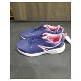Ladies Memory Foam Athletic Shoes Navy/Pink Size 7
