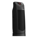 Lasko Ceramic Mini Tower Heater: Portable Indoor Space Heater for Bedroom, Adjustable Thermostat, 1500W, Black