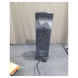Lasko Ceramic Mini Tower Heater: Portable Indoor Space Heater for Bedroom, Adjustable Thermostat, 1500W, Black