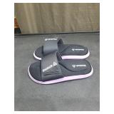 Reebok Comfort Slides with Purple Accent Size 9