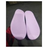 Reebok Comfort Slides with Purple Accent Size 9