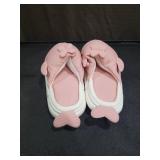 Pink Whale Summer Slippers Size 9 to 9.5