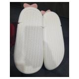 Pink Whale Summer Slippers Size 9 to 9.5