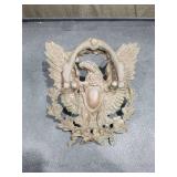 American Eagle Door Knocker Gold colorl Original Home Decor Antique Cast Iron