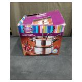 Nostalgia Stainless Steel Electric Fondue Pot Set
