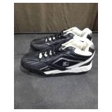 Starter Baseball Cleats Black/White Size 8
