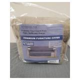 H.Versailtex Premium Reversible Furniture Cover Recommended For Seat Widths Up To 78\"