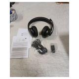 Wireless Headset with Mic for Work with AI Noise Cancelling Mic for Clear Calls, Bluetooth V5.3 Headphones with Microphone to USB A/C Dongle & Mic Mute for Computer Laptop PC iPhone (Glacier Blue)