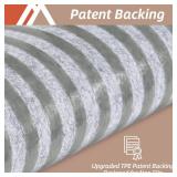 COSY HOMEER Edging Stair Treads Non-Slip Carpet Mat 28inX9in Indoor Stair Runners for Wooden Steps, Edging Stair Rugs for Kids and Dogs, 100% Polyester TPE Backing(4pc, Beige) - Retail: $24