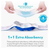 Paw Inspired Dog Diaper Pads | Booster Pad Inserts for Female and Male Washable and Disposable Dog Diapers and Belly Bands | Adds Absorbency, Stops Leaks (30 Count) - Retail: $15