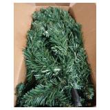 Pre-Lit Artificial Christmas Tree 3Ft, Battery Operated Desktop Xmas Tree with 50 LED 160 Branch Tips Mini Christmas Tree Decoration Indoor Outdoor - Retail: $29