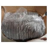 Heated Blanket Electric King Size, Waffle Heating Blanket with 12 Heat Levels, Fast Heating Blanket with 1-12 Timer Settings, Overheat Protection with ETL & FCC for Home Office -Light Gray- 90"X100" -