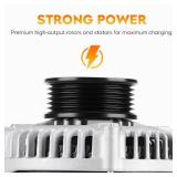 11573N Alternator for Honda Pilot V6 3.5L 3.5 2012-2015, for Odyssey 2011-2013, for Ridgeline 2012-2014, Replace for 104210-1240, 9764219-124, 31100-RV0-A01, CSJ24, 290-5582 - Retail: $88