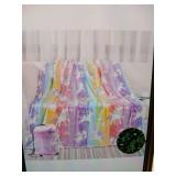 Glow In The Dark Unicorn Blanket 50 x 60in